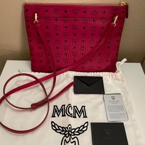 MCM Crossbody Puch - Ruby Red